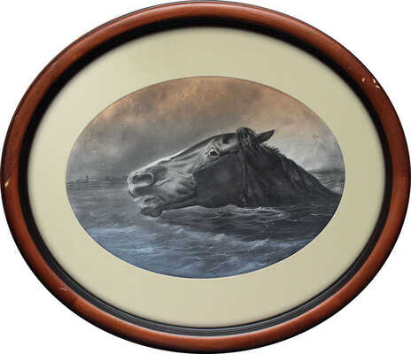 Сверчков Николай Егорович. Плывущая лошадь